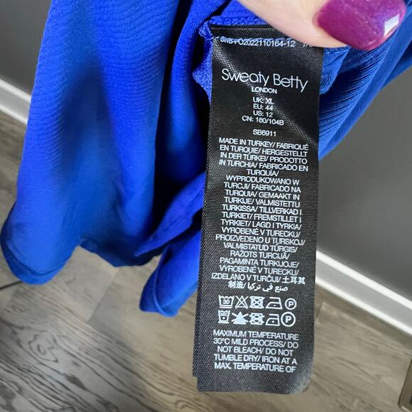 NWOT Sweaty Betty Blue Athletic Dress Size XL - Picture 5 of 13